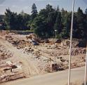 Järvenpään kirjaston rakennusvaihe 1986-1987.